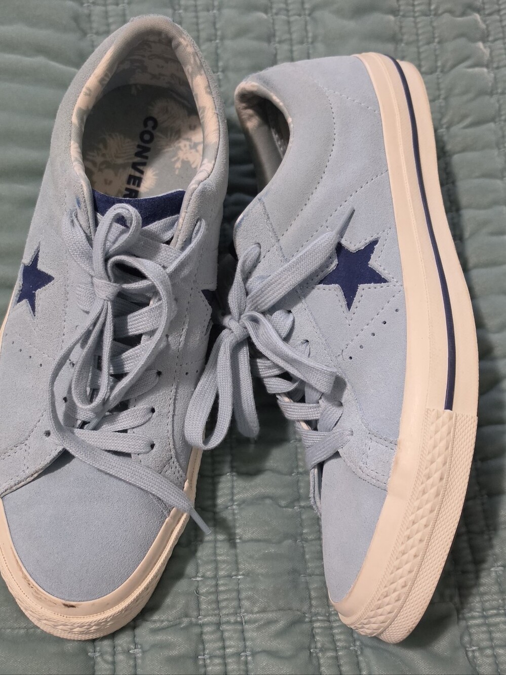 Converse Suede One Star Sneakers - 'Tropical Feet' (Style 160585C)